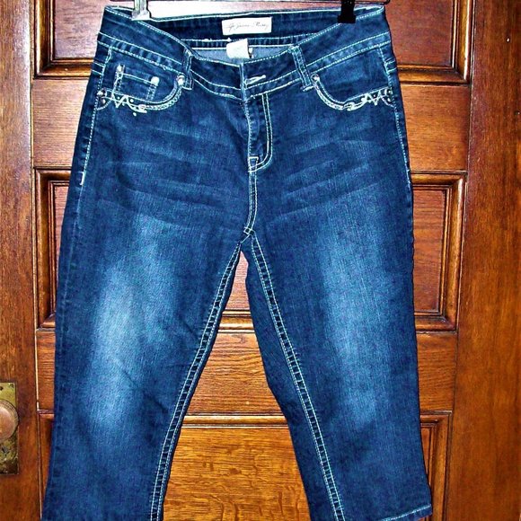 *** APOLLO Jeans Missy *** CAPRI'S with BEAD/ SEQUINS - 6 - Picture 4 of 4